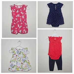 Floral Pink Kids Romper